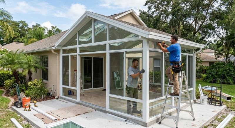 Florida Room Installation in Asheville, NC