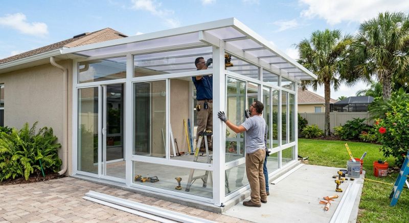Florida Room Installation in Knoxville, TN