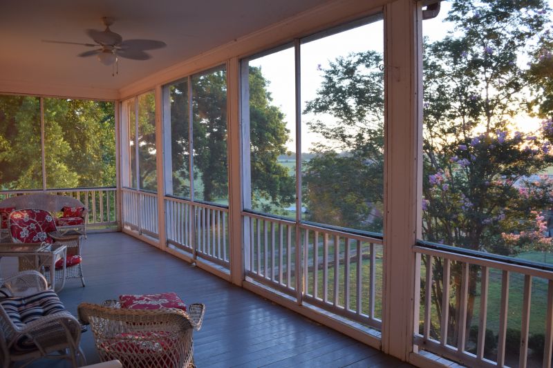 Porch Enclosure Installation in Asheville, NC